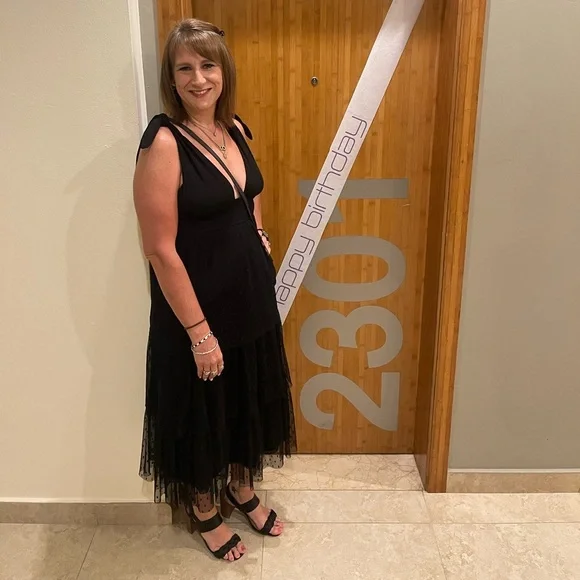 Lulu's Black Knit Dress size XL - Picture 7 of 7